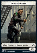 Human Soldier Token (White 1/1) (V.2) - Ikoria: Lair of Behemoths: Extras (Token) [XIKO-T04]