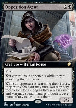 Opposition Agent - Commander Legends: Extras (Rare) [XCMR-651]
