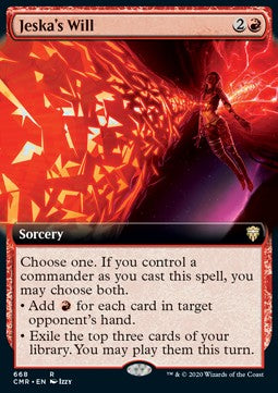 Jeska's Will - Commander Legends: Extras (Rare) [XCMR-668]