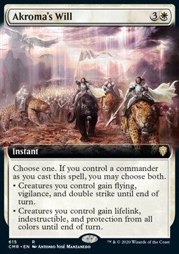 Akroma's Will - Commander Legends: Extras (Rare) [XCMR-615]