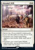 Akroma's Will - Commander Legends (Rare) [CMR-3]