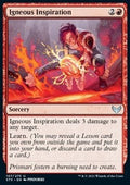 Igneous Inspiration - Strixhaven: School of Mages (Uncommon) [STX-107]