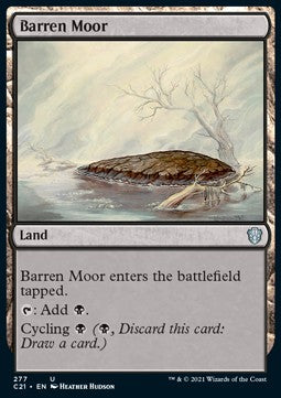 Barren Moor - Commander: Strixhaven (Uncommon) [C21-277]