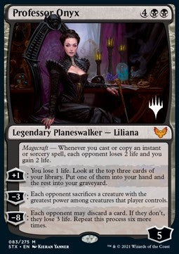 Professor Onyx (V.2) - Strixhaven: School of Mages: Promos (Mythic) [PSTX-83]
