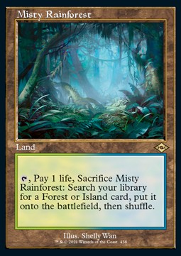Misty Rainforest (V.1) - Modern Horizons 2: Extras (Rare) [XMH2-438]