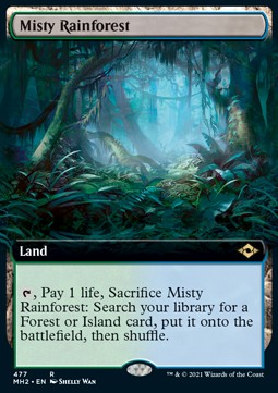 Misty Rainforest (V.3) - Modern Horizons 2: Extras (Rare) [XMH2-477]