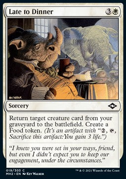 Late to Dinner - Modern Horizons 2 (Common) [MH2-19]