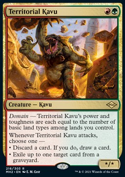 Territorial Kavu - Modern Horizons 2 (Rare) [MH2-216]