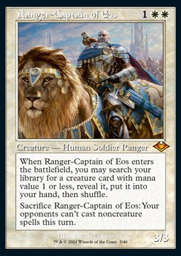 Ranger-Captain of Eos (V.1) - Modern Horizons: Retro Frame Cards (Mythic) [RMH2-5]
