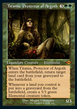 Titania, Protector of Argoth (V.2) - Modern Horizons 2: Extras (Mythic) [XMH2-416]
