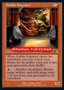 Goblin Engineer (V.2) - Modern Horizons: Retro Frame Cards (Rare) [RMH2-16]