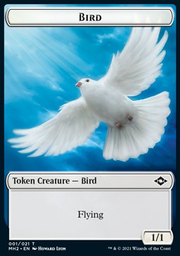 Bird Token (White 1/1) - Modern Horizons 2: Extras (Token) [XMH2-T01]