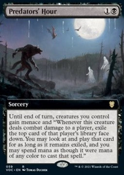 Predators' Hour (V.2) - Commander: Innistrad: Crimson Vow (Rare) [VOC-59]