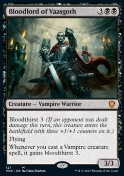 Bloodlord of Vaasgoth - Commander: Innistrad: Crimson Vow (Mythic) [VOC-121]