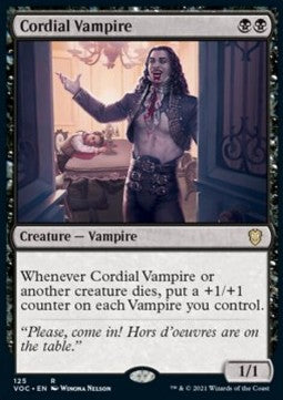 Cordial Vampire - Commander: Innistrad: Crimson Vow (Rare) [VOC-125]