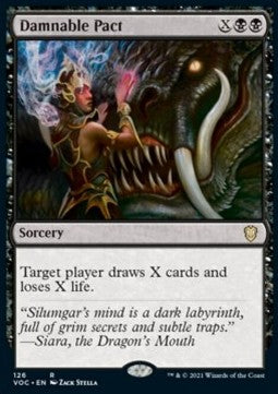 Damnable Pact - Commander: Innistrad: Crimson Vow (Rare) [VOC-126]