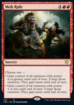 Mob Rule - Commander: Innistrad: Crimson Vow (Rare) [VOC-147]