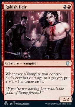 Rakish Heir - Commander: Innistrad: Crimson Vow (Uncommon) [VOC-149]