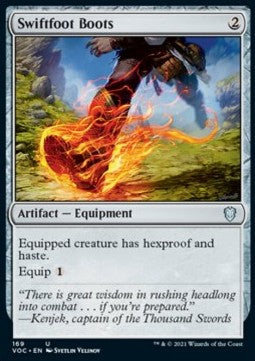 Swiftfoot Boots - Commander: Innistrad: Crimson Vow (Uncommon) [VOC-169]
