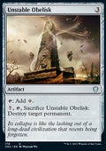Unstable Obelisk - Commander: Innistrad: Crimson Vow (Uncommon) [VOC-170]
