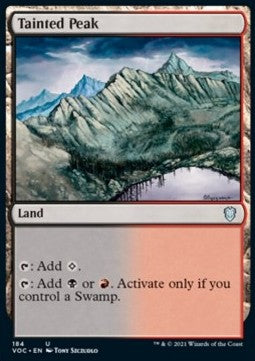 Tainted Peak - Commander: Innistrad: Crimson Vow (Uncommon) [VOC-184]