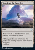 Temple of the False God - Commander: Innistrad: Crimson Vow (Uncommon) [VOC-187]