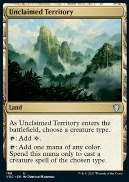 Unclaimed Territory - Commander: Innistrad: Crimson Vow (Uncommon) [VOC-188]