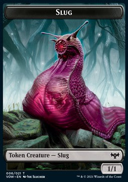 Slug Token (Black 1/1) - Innistrad: Crimson Vow: Extras (Token) [XVOW-T06]