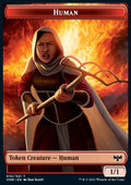 Human Token (Red 1/1) - Innistrad: Crimson Vow: Extras (Token) [XVOW-T10]