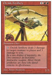 Orcish Artillery - Fourth Edition (Uncommon)