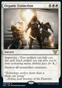 Organic Extinction (V.1) - Commander: Kamigawa: Neon Dynasty (Rare) [NEC-8]