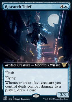 Research Thief (V.2) - Commander: Kamigawa: Neon Dynasty (Rare) [NEC-53]