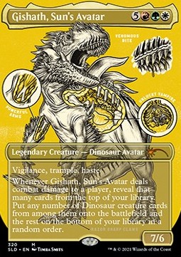 Gishath, Sun's Avatar (V.1) - Secret Lair Drop Series: October Superdrop 2021 (Mythic) [SLDOS-320]