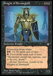 Knight of Stromgald - Ice Age (Uncommon)