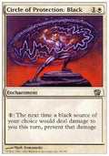 Circle of Protection: Black - Eighth Edition (Uncommon) [8ED-10]
