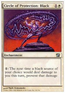 Circle of Protection: Black - Eighth Edition (Uncommon) [8ED-10]
