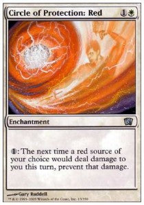 Circle of Protection: Red - Eighth Edition (Uncommon) [8ED-13]