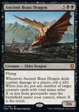 Ancient Brass Dragon - Commander Legends: Battle for Baldur's Gate (Mythic) [CLB-111]