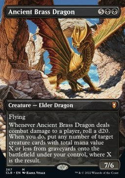 Ancient Brass Dragon (V.1) - Commander Legends: Battle for Baldur's Gate: Extras (Mythic) [XCLB-367]