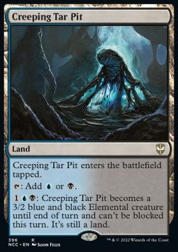 Creeping Tar Pit - Commander: Streets of New Capenna (Rare) [NCC-396]