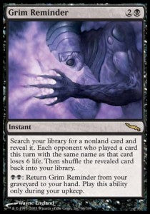 Grim Reminder - Mirrodin (Rare) [MRD-66]