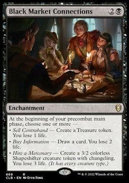 Black Market Connections (V.1) - Commander Legends: Battle for Baldur's Gate: Extras (Rare) [XCLB-669]