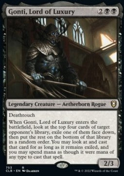 Gonti, Lord of Luxury - Commander Legends: Battle for Baldur's Gate: Extras (Rare) [XCLB-753]