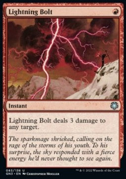 Lightning Bolt - Game Night: Free For All (Uncommon) [GN3-83]