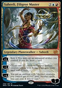 Saheeli, Filigree Master - The Brothers' War (Mythic) [BRO-219]