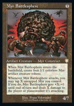 Myr Battlesphere - Commander: The Brothers' War (Rare) [BRC-151]