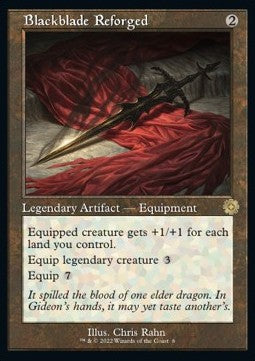 Blackblade Reforged (V.1) - Retro Frame Artifacts (Rare) [BRR-6]