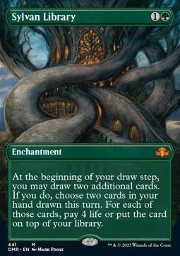 Sylvan Library (V.2) - Dominaria Remastered: Extras (Mythic) [XDMR-441]