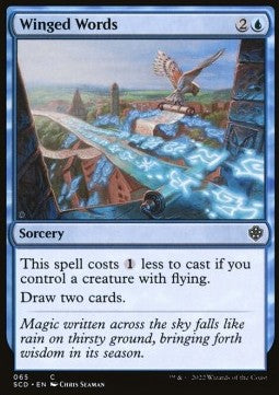 Winged Words - Starter Commander Decks (Common) [SCD-65]