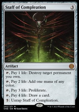 Staff of Compleation - Phyrexia: All Will Be One (Mythic) [ONE-242]